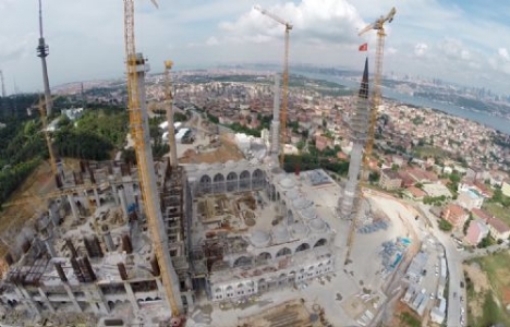 Çamlıca Camii inşaatında son durum!