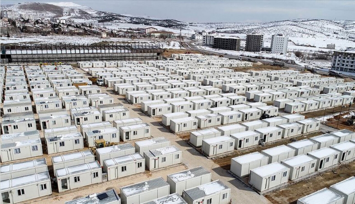 Kahramanmaraş Türkoğlu'nda 6 bin kişinin barınacağı konteyner kentlerde sona gelindi!