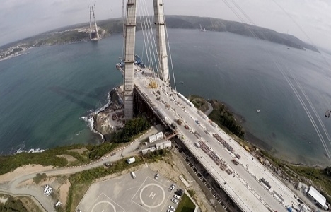 3. köprü raylı taşımacılık yapılan en uzun asma köprü olacak! 