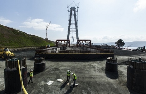 3.köprü ve Kuzey Marmara Otoyolu inşaatından son fotoğraflar!
