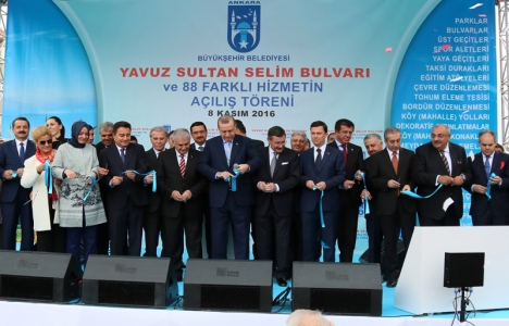 Ankara Yavuz Sultan Selim Bulvarı açıldı!