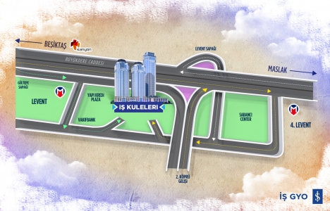 İş GYO Kule 3 de kiralık katlar!