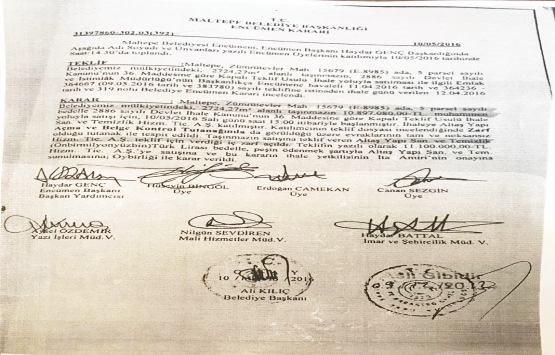 Ali Kılıç ın tapu sözü verdiği mahalleler icralık mı?