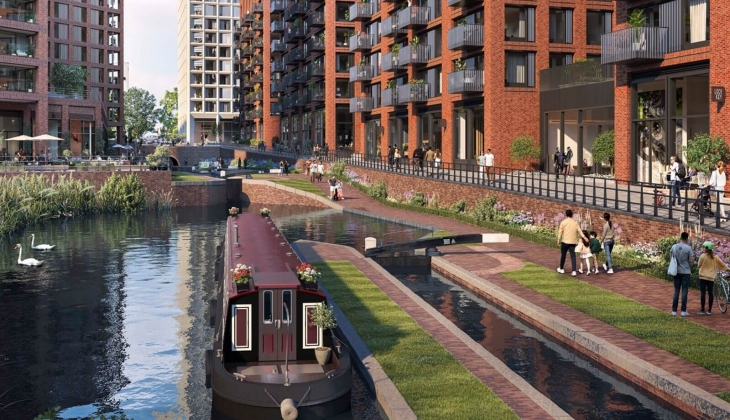 Glasswater Locks ta 295 bin Euro dan başlayan fiyatlarla ev sahibi olabilirsiniz! Birmingham ın sigortalı projesi!