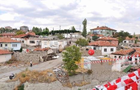 Mamak'taki metruh binalar yıkılıyor!