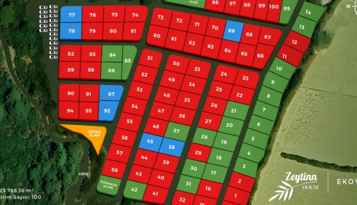 Zeytinn House Ekoyatırım Akyaka da 500 bin TL peşinat 8 ay vade fırsatıyla son yedi parsel!