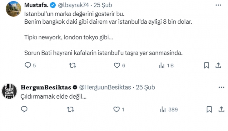 770 Dolar kira bedeli olan İstanbul ve Bangkok taki iki evin farkları gündem oldu!