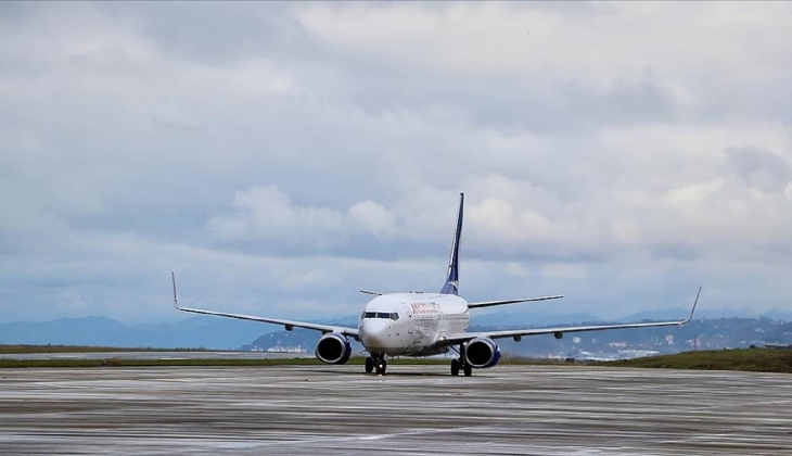 Trabzon Havalimanı yeni hizmet binaları ve bağlantı yolu açıldı...