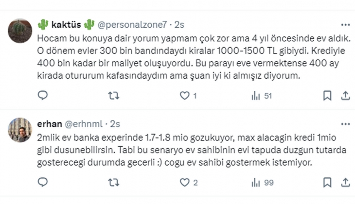 Kredi masraflarıyla 4 milyon TL ye alınan evin değeri 5 yıl sonra 4 milyon TL yi aşar mı?