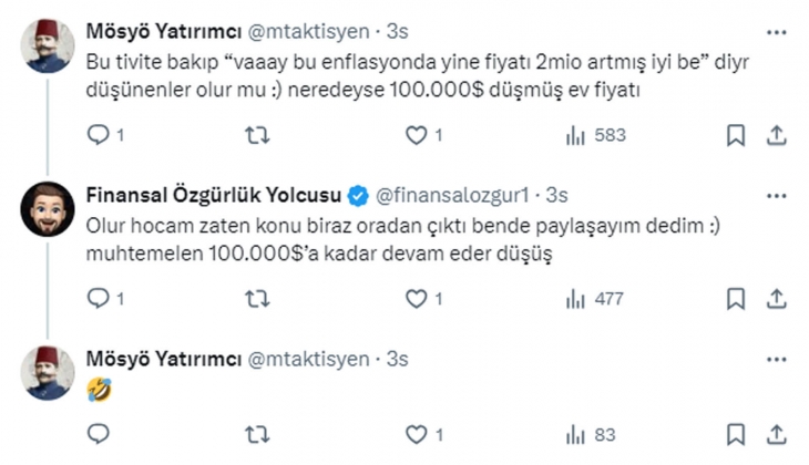 Nisan 2023 te 6.7 milyon TL olan ev, bugün 8 milyon 750 bin TL: Kiracılar lüks bir sitenin aidatı kadar kira ödüyor!