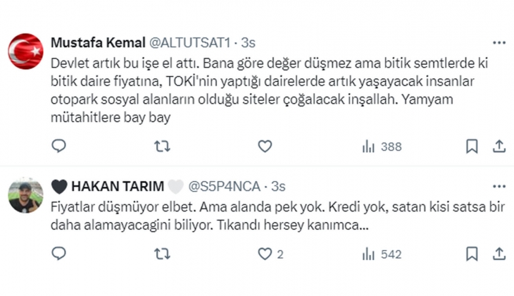 Tebernüş Kireçci: Konut inşaatları hız kesecek, şu anki konutlar daha da değerlenecek!