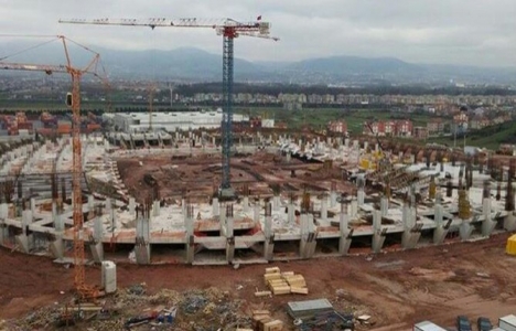 Kocaeli Arena Stadı inşaatında inceleme yapıldı!