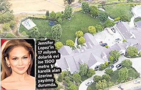 İşte Hollywood ünlülerinin evleri!