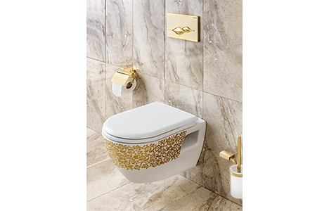 Creavit'ten altın dekorlu ürünler!