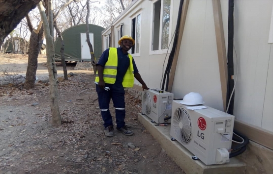 Karmod, Tanzanya'da altın madenine şantiye yapıları kurdu!