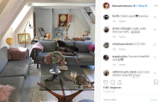 Helena Christensen huzuru dağ evinde buldu!