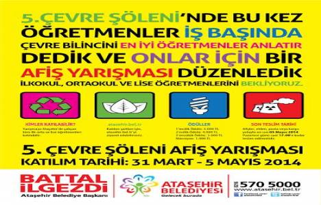 Ataşehir’de öğretmenler çevre için yarışacak!