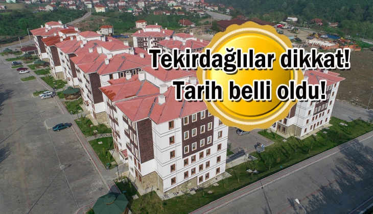 TOKİ'den Tekirdağlılara müjde! O ilçeye peş peşe 887 konutluk 2 yeni proje geliyor! Sakın kaçırmayın!