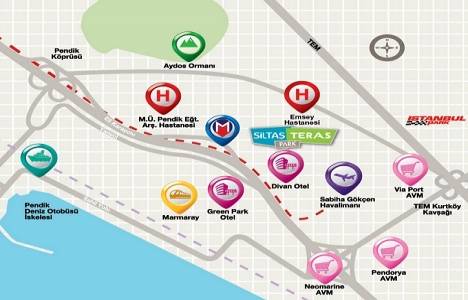 Siltaş Yapı Siltaş Teras Park ulaşım! Kroki ve adres!