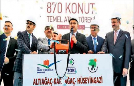 Ankara Mamak'ta 870 konutun temel atma töreni gerçekleşti!