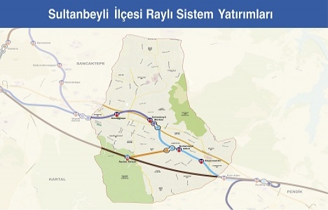 İşte İstanbul un raylı sistem haritası!