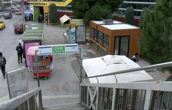 İBB Merter metro istasyonuna kaçak büfe mi kondurdu?