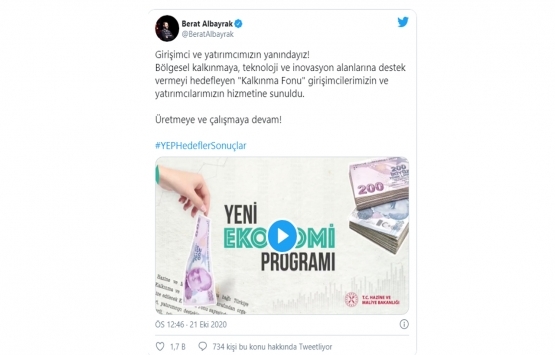Berat Albayrak: Kalkınma Fonu girişimcilerimizin ve yatırımcılarımızın hizmetine sunuldu!