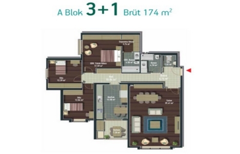 Vaditepe Bahçeşehir kat planları!