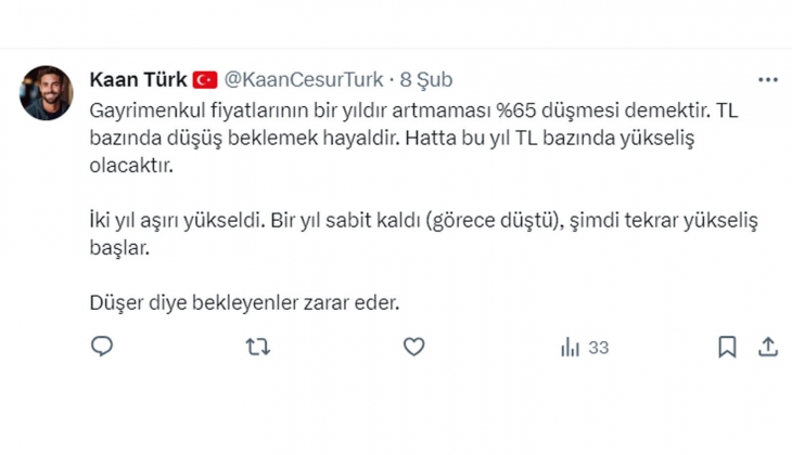 Gayrimenkul fiyatları düşecek mi? Vatandaşlar ne bekliyor?