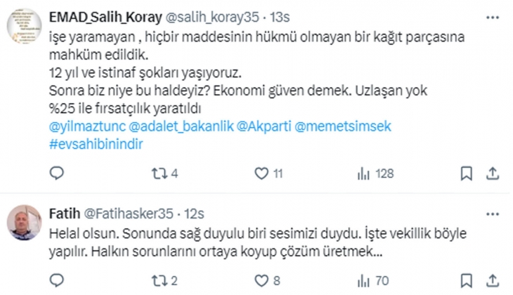 Milletvekilinden yüzde 25 tepkisi: Evi olan dertli, kiracı olan huzursuz! Bu sorunu çözmek iktidarın boynunun borcu!