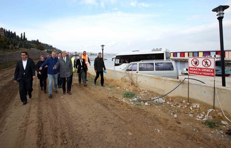 Kocaeli Dereköy Sahili'ndeki çalışmalar tamamlanıyor!