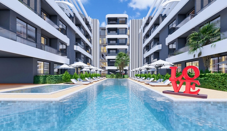 The Love Collection Antalya yüzde 50 si peşin, kalanı teslime kadar taksitle satışta! Yeni proje!