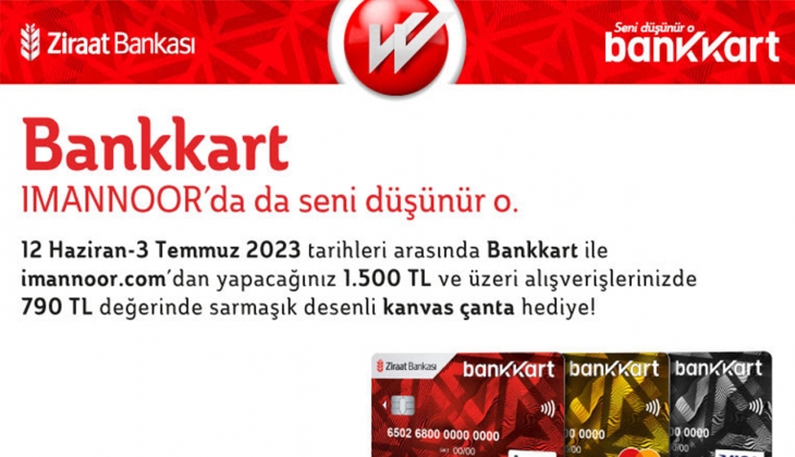 Ziraat Bankası kartıyla alışveriş yapana 790 TL değerindeki bu çanta hediye! Son tarih 3 Temmuz 2023!