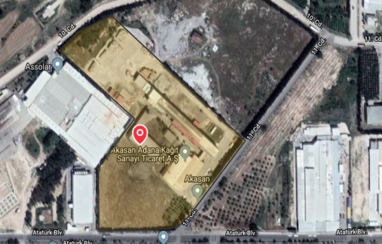 Akasan Adana Kağıt fabrikası 959.6 milyon TL ye icradan satışta!