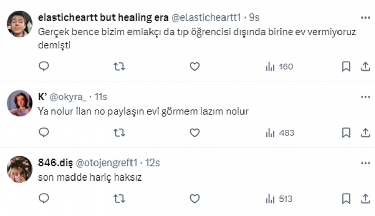 Göreni hayrete düşüren kiralık ev ilanı: Açıköğretim öğrencileri kabul edilmeyecek, BB ve üzeri not şartı aranacak!