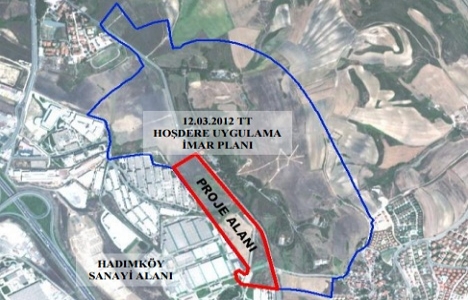 Hoşdere Toplu Konut alanı imar planı uygulaması askıda!