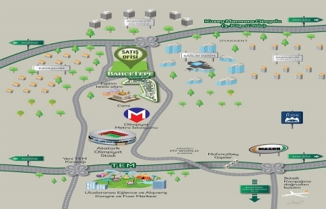 Park Mavera Bahçetepe satış ofisi nerede?