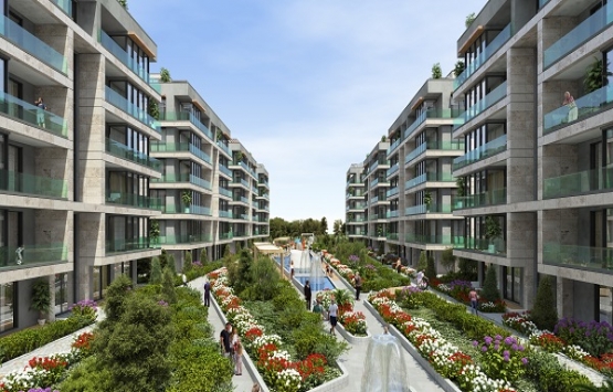 Alya Grandis çatısında geniş daire seçenekleri sunuyor!