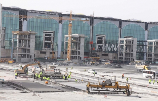 3. havalimanı havadan görüntülendi! 