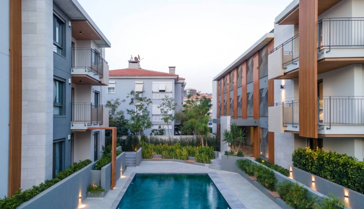 İki yapılı apartman projesi Ventuno Marina, Çeşme de hayata geçirildi!