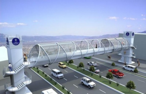 Bizimkent Yaya Üst Geçidi yenileniyor!