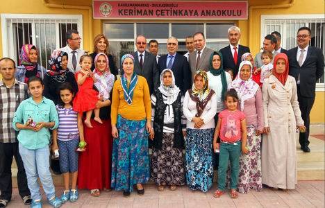 Rönesans Eğitim Vakfı, Kahramanmaraş'ta Keriman Çetinkaya Anaokulu’nu açtı! 