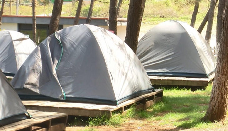 Otel fiyatları uçtu, yerli turist tatili çadırda geçirdi!