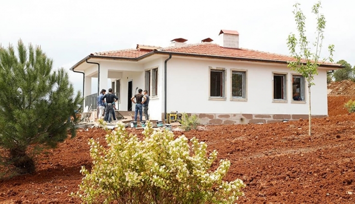 Kahramanmaraş köy tipi afet evleri sahiplerine teslim ediliyor!