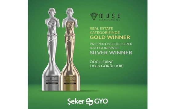 Şeker GYO nun web sitesi Muse Creative Awards dan 2 ödül aldı!