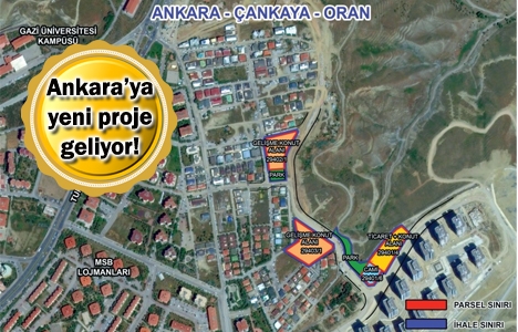Emlak Konut Çankaya Oran arsa ihalesi 9 Kasım'da!