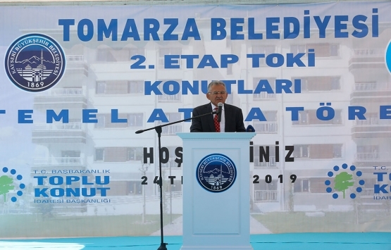 TOKİ Kayseri Tomarza 2. Etap'ın temeli atıldı!