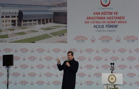 Ahmet Davutoğlu Hastane açılışı