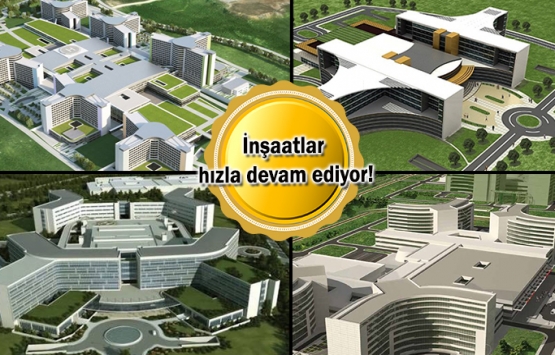 2019'da açılacak 5 dev şehir hastanesi!