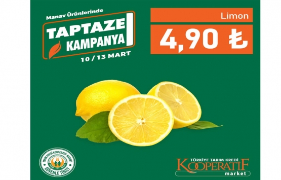 Kooperatif Market ten 5 meyve ve sebzede kampanya! İşte fiyat listesi!